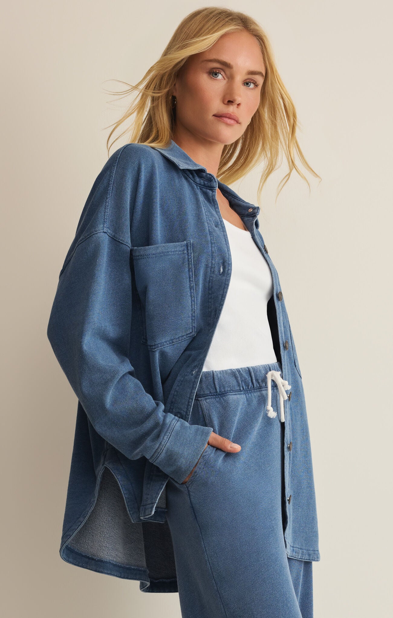 Z Supply All Day Knit Denim Jacket – Vagabond Apparel Boutique