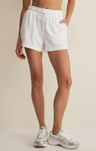 Z Supply | Birdie Short | White | Front | Vagabond | Apparel | Boutique
