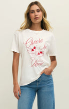 Z Supply | Cheers Boyfriend Tee | Vagabond | Apparel | Boutique