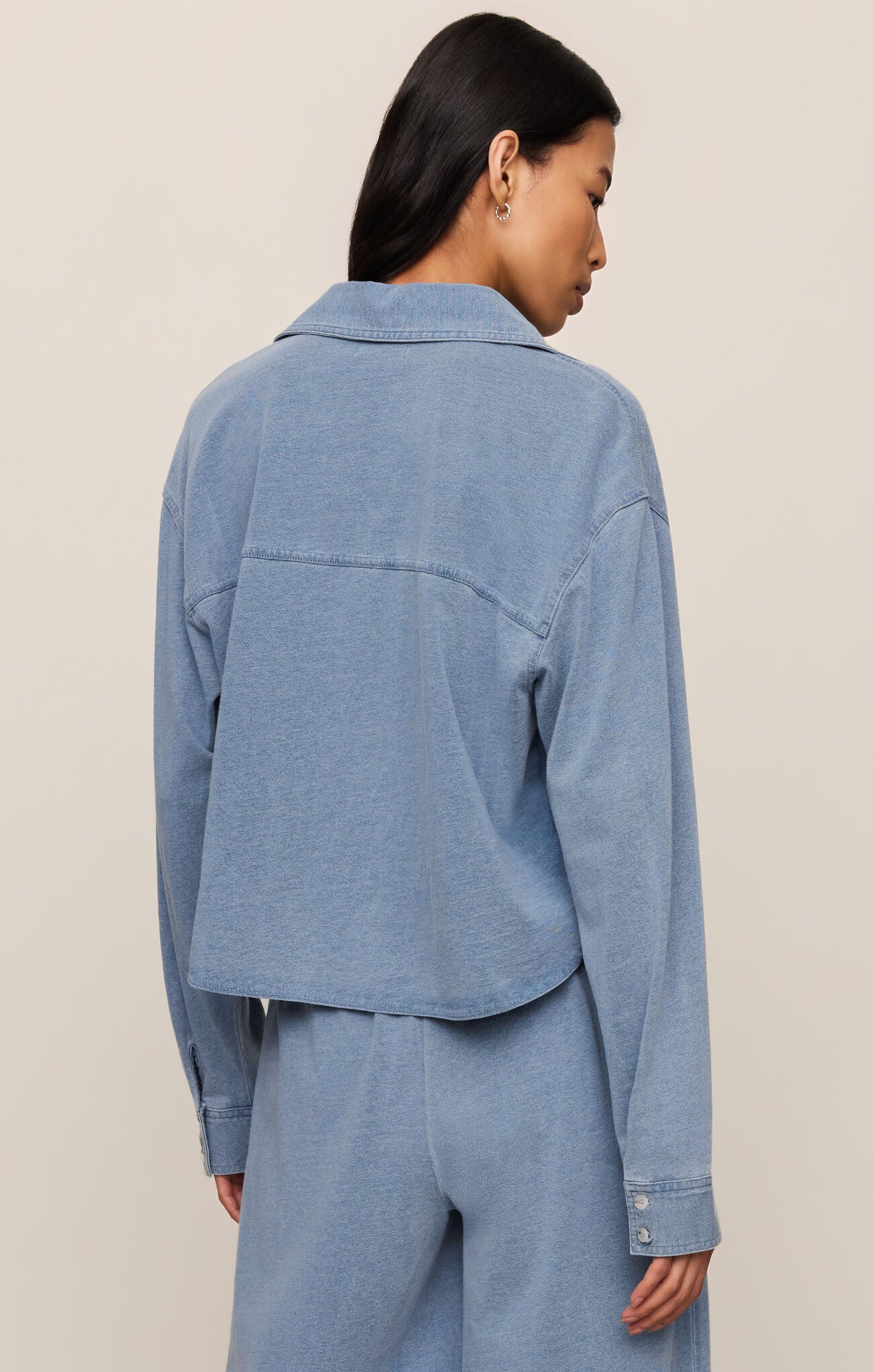Z Supply | Cropped Reese Denim Button Up | Vagabond | Apparel | Boutique