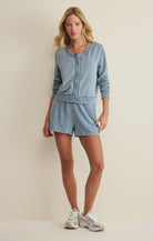 Z Supply | Daily Knit Denim Cardigan | Front | Vagabond | Apparel | Boutique