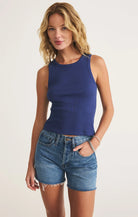 Z| Supply | Hadley | Tank | Yacht | Blue | Vagabond | Apparel | Boutique