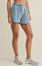 Z Supply | Hunter Knit Denim Short | Side | Vagabond | Apparel | Boutique
