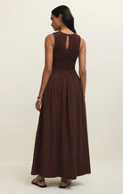 Z Supply | Juniper Maxi Dress | Chocolate Cherry | Back | Vagabond | Apparel | Boutique