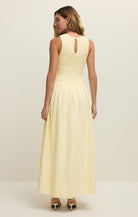 Z Supply | Juniper Maxi Dress | Pineapple | Back | Vagabond | Apparel | Boutique