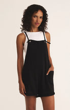 Z Supply | Montague | Airy | Romper | Black | Vagabond | Apparel | Boutique
