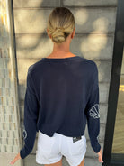 Z Supply | Paradise Reef Sienna Sweater | Back | Vagabond | Apparel | Boutique