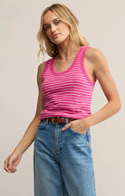 Z Supply | Perfect Stripe Tank | Island Pink | Vagabond | Apparel | Boutique