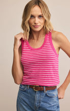 Z Supply | Perfect Stripe Tank | Island Pink | Vagabond | Apparel | Boutique