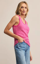 Z Supply | Perfect Stripe Tank | Island Pink | Vagabond | Apparel | Boutique