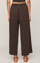 Z Supply | Scout Jersey Crop Flare Pant  | Chocolate | Vagabond | Apparel | Boutique
