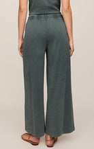 Z Supply | Scout Jersey Crop Flare Pant  | Emerald | Vagabond | Apparel | Boutique