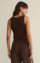 Z Supply | Select Tank | Chocolate | Back | Vagabond | Apparel | Boutique