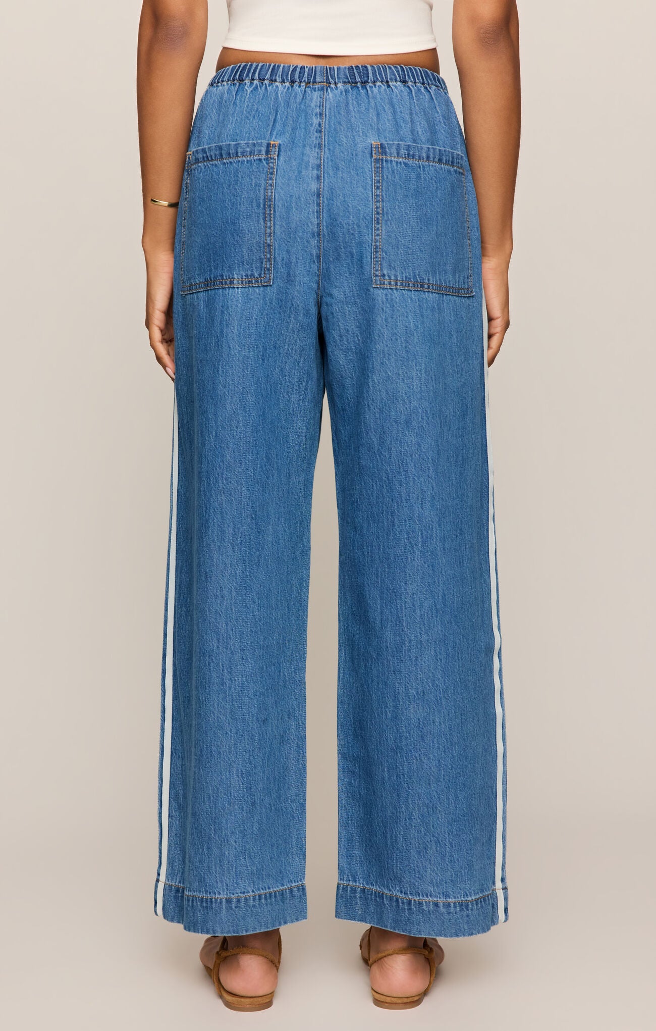 Z Supply The Sidelines Denim Track Pant – Vagabond Apparel Boutique