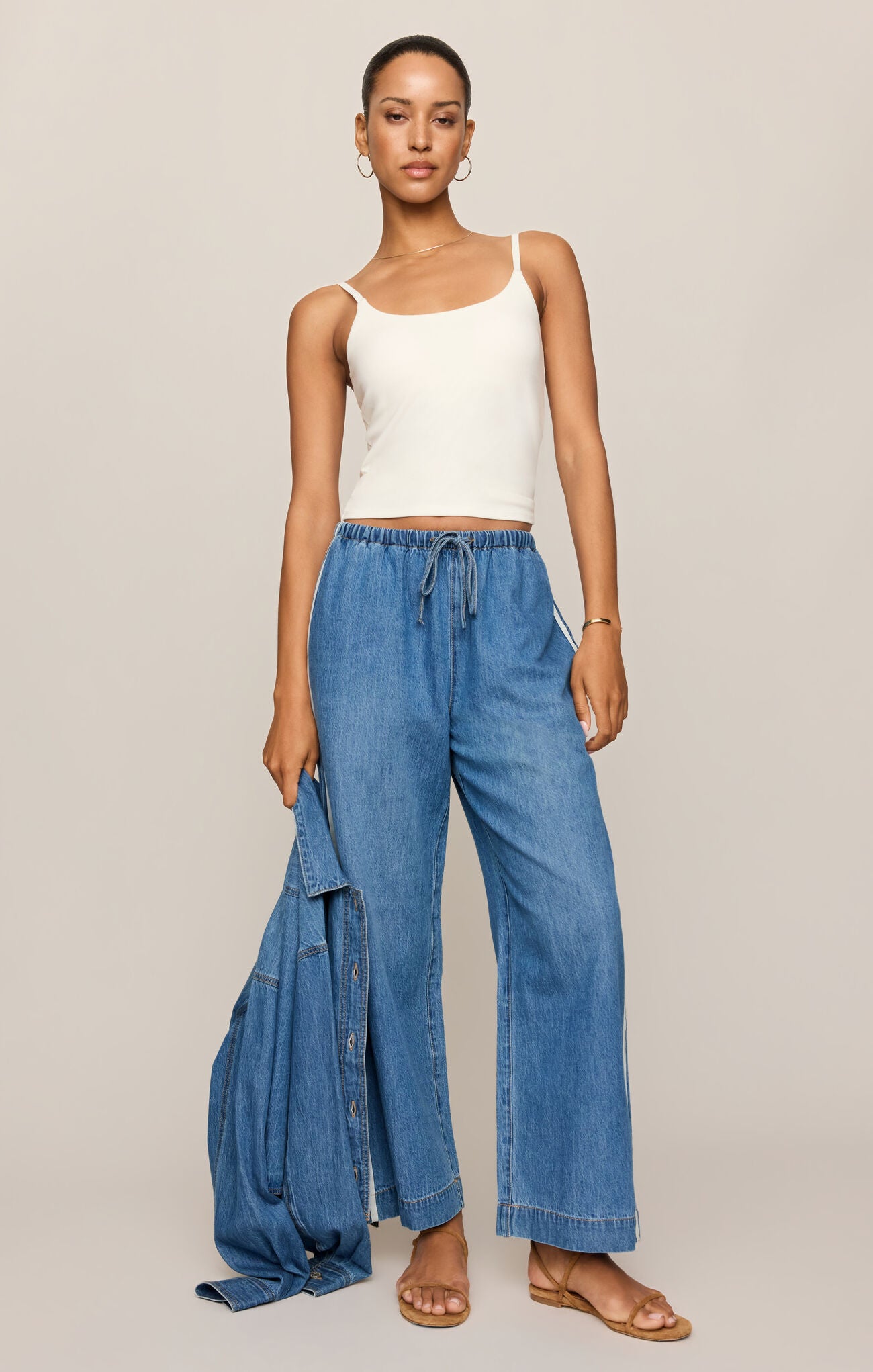 Z Supply The Sidelines Denim Track Pant – Vagabond Apparel Boutique