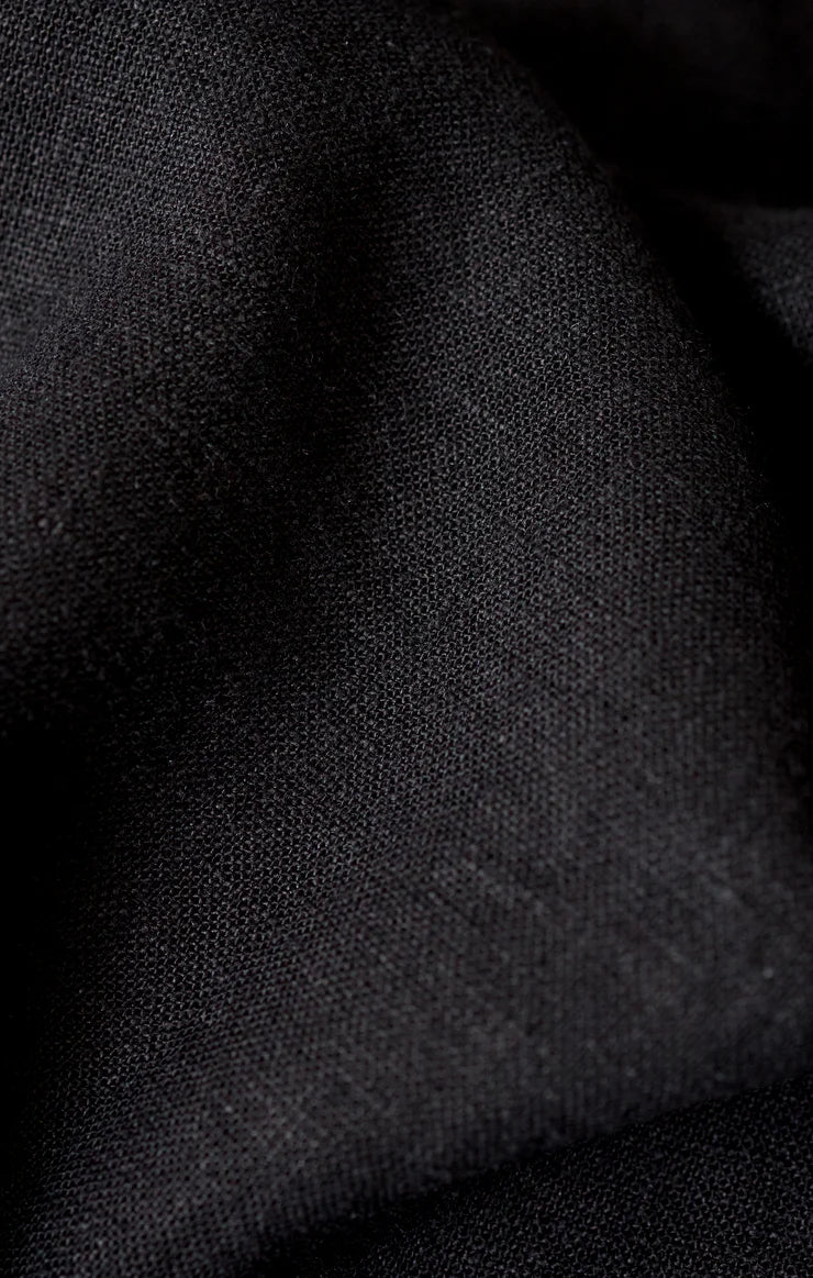 Z Supply | Sloane Linen Top | Black | Swatch | Vagabond | Apparel | Boutique