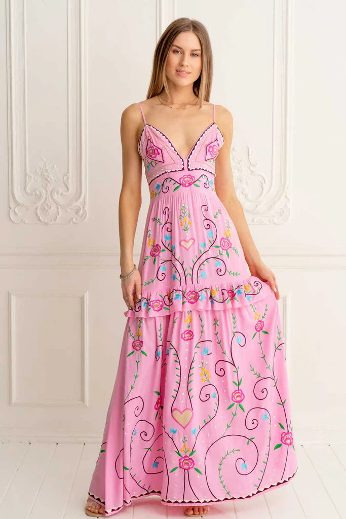 Zaimara | Malaga Maxi Slip Dress | Vagabond | Apparel | Boutique