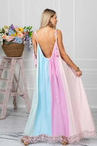 Zaimara | Rainbow Maxi | Back | Vagabond | Apparel | Boutique