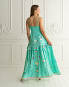 Zaimara | Guadalupe Maxi | Back | Model | Vagabond | Apparel | Boutique