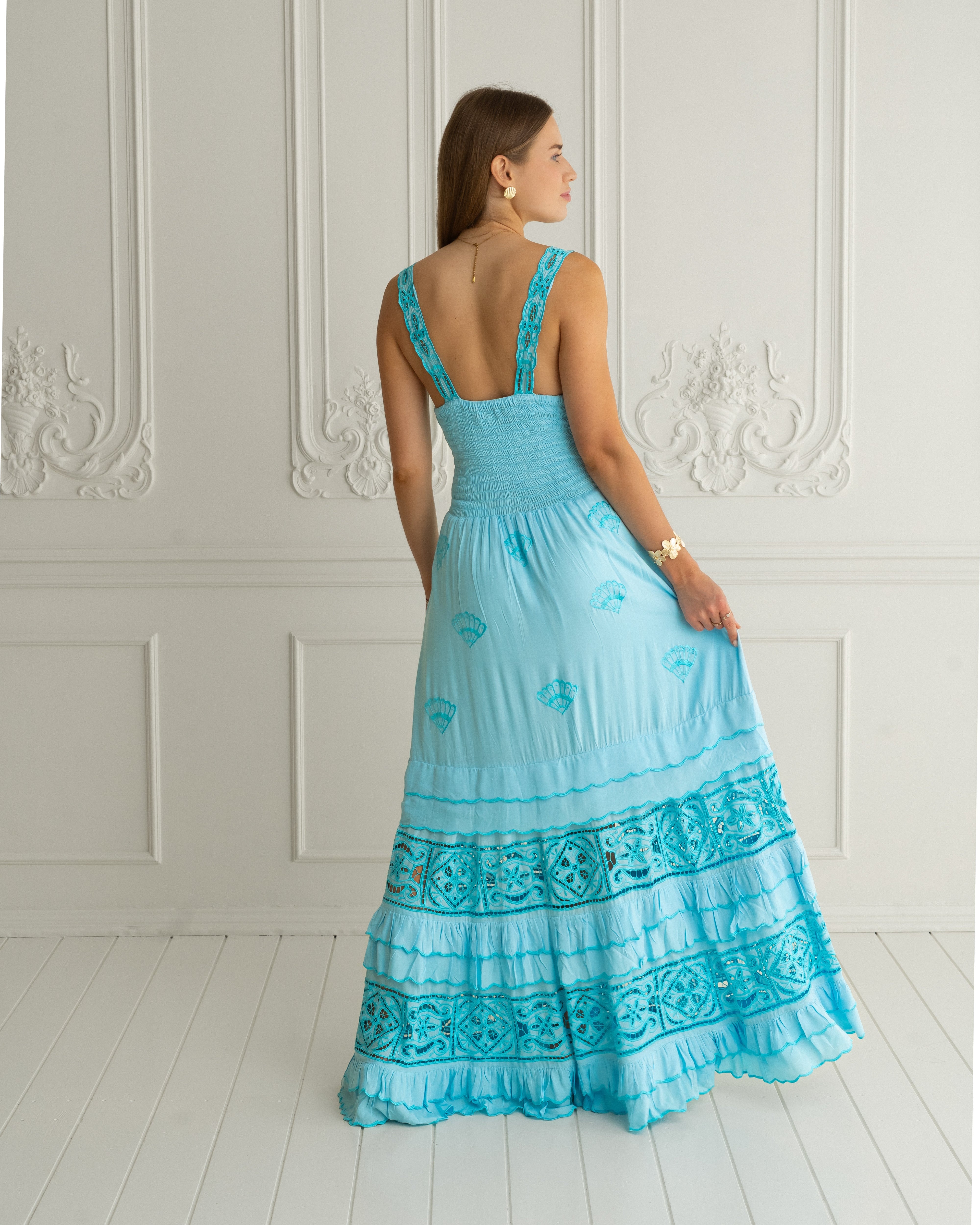 Zaimara | Mermaid Gown | Back | Vagabond | Apparel | Boutique