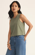 Z Supply Sloane Jersey Muscle Avocado | Vagabond Apparel Boutique