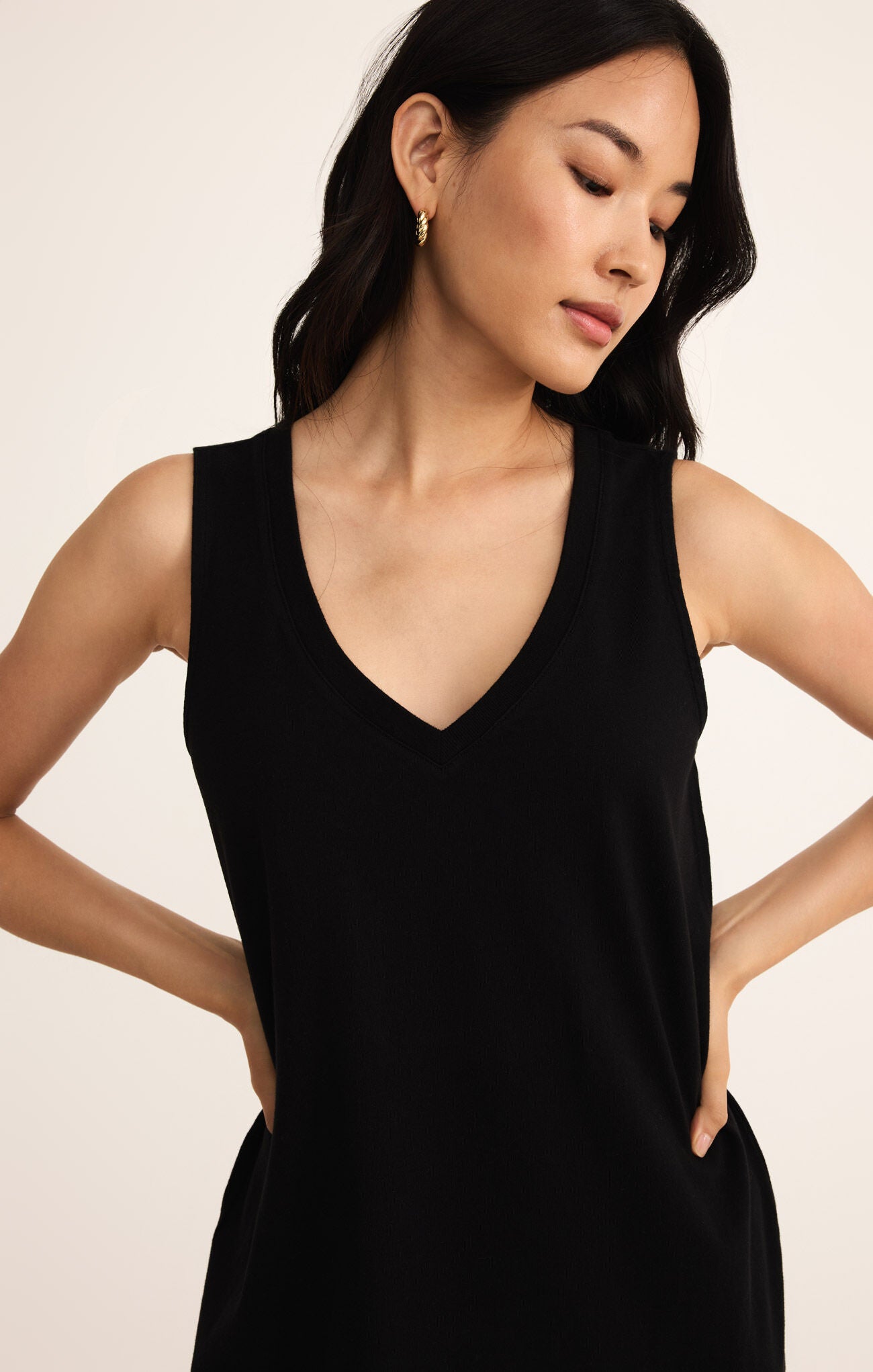 Z Supply Sloane V-Neck Mini Dress | Vagabond Apparel Boutique