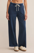 Z Supply | Hunter Knit Denim Pant | Indigo | Vagabond | Apparel | Boutique