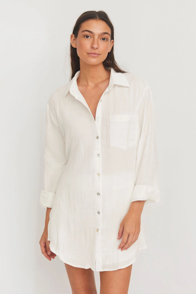 Citrine Hampton Shirt White