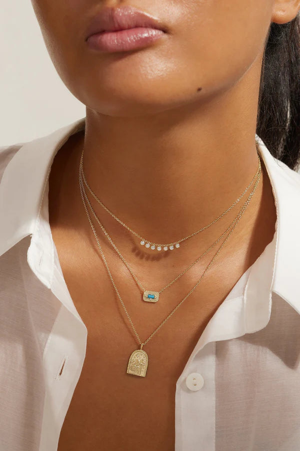 Eklexic Palm Tree Pendant Necklace | Vagabond Apparel Boutique