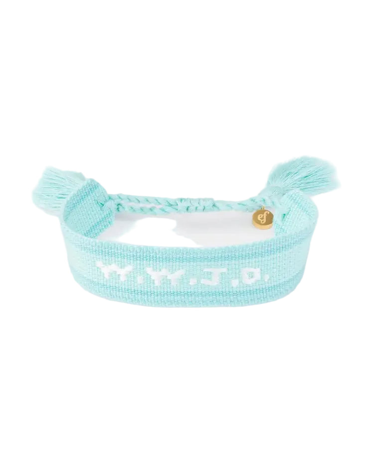 Elevated Faith | WWJD Embroidered Bracelet | Vagabond | Apparel | Boutique