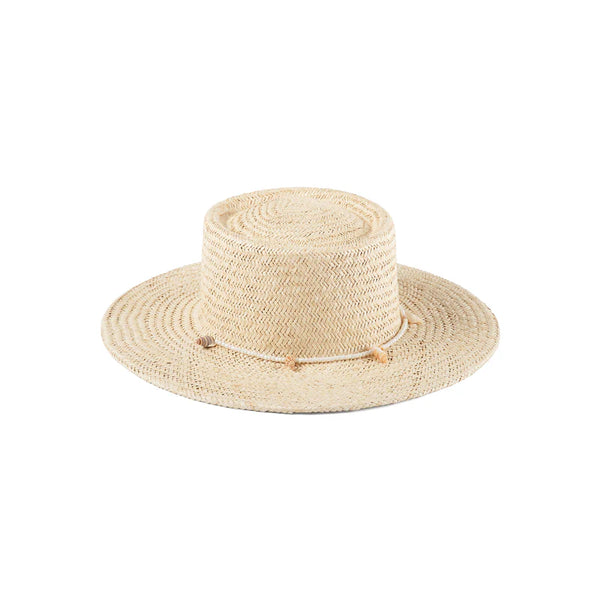Lack of Color Seashell Boater Hat Natural | Vagabond Apparel  display picture 2