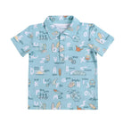 Coco Moon Surf ABC Huggable Polo Blue | Vagabond Apparel Boutique