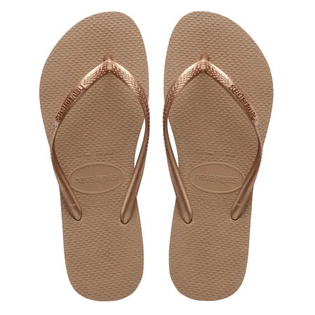 Havaianas Slim Flip Flops Rose Gold Vagabond Apparel Boutique