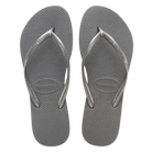 Havaianas Slim Flip Flops Steel Grey