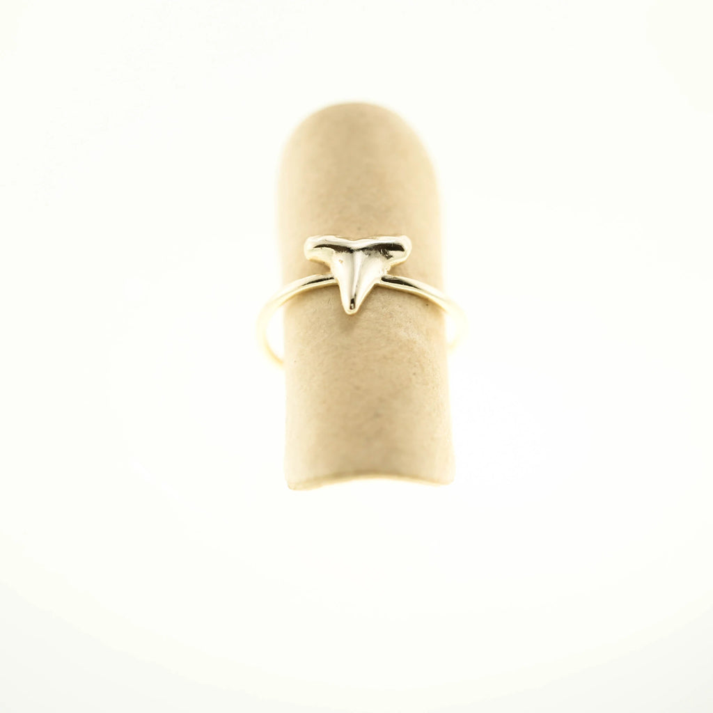 Silver Girl Shark Tooth Ring