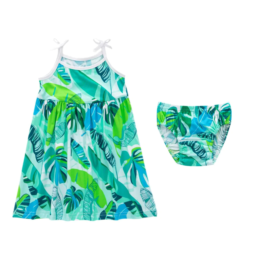 Coco Moon Hawaii Backyard Oasis Infant Dress
