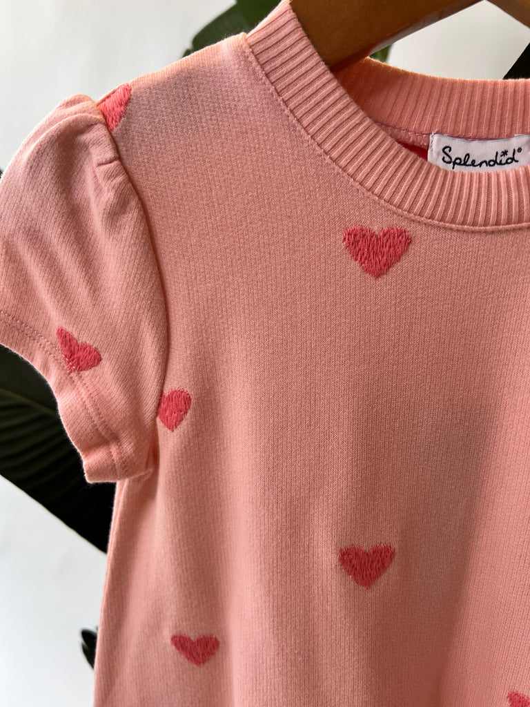 Splendid Kid Embroidered Heart Dress Baby