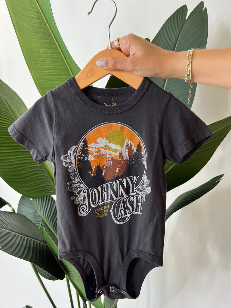 Rowdy Sprouts Johnny Cash Onesie