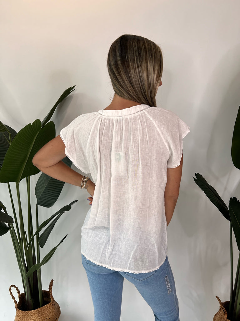 Rails Alena Top White Lace