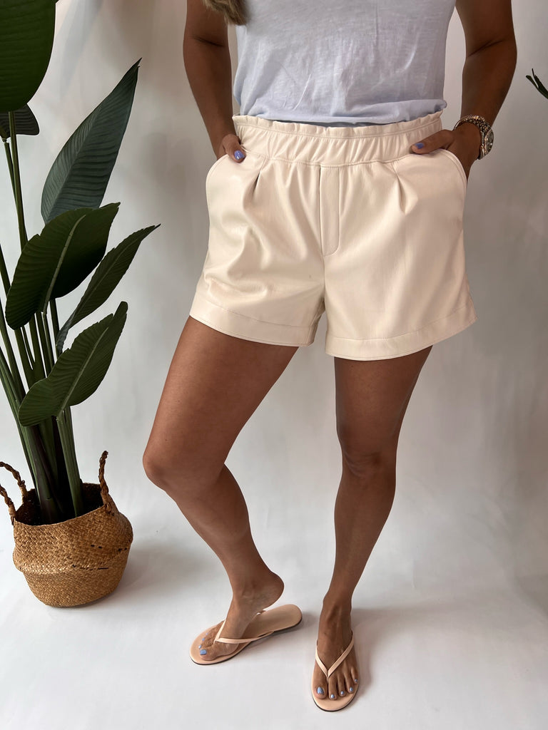 Melissa Nepton SP Tracy Cream Shorts