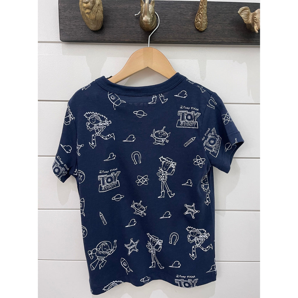 Chaser Boys Toy Story Doodle Pattern Tee