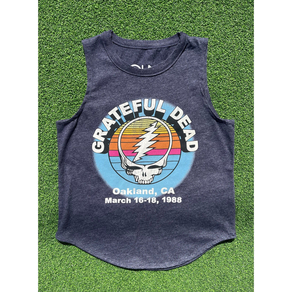 Chaser Girls Recycled Vintage Jersey Grateful Dead Muscle Tee