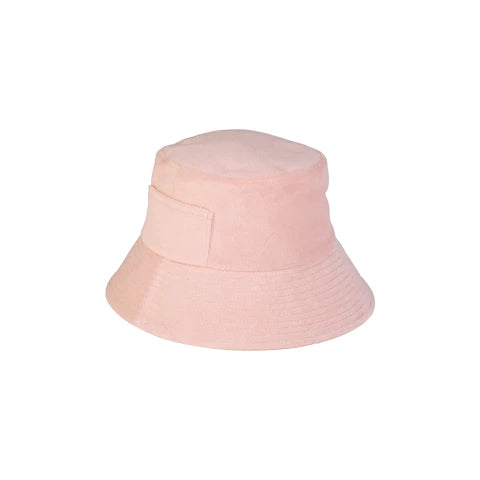 Lack of Color Wave Bucket Hat Pastel Pink