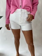 Paige Dani Short Crisp White