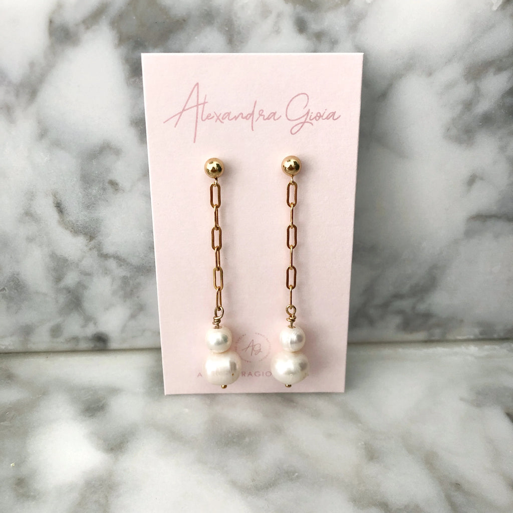 Alexandra Gioia Night Out Pearl Drop Earring