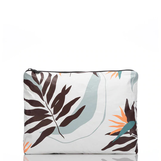 Aloha Mid Painted Birds Pouch Cool