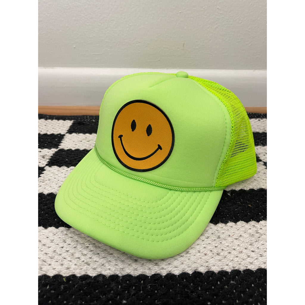 XO Kendall Classic Happy Hat Lime Green
